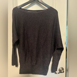 Banana Republic purple sparkle sweater, size XS